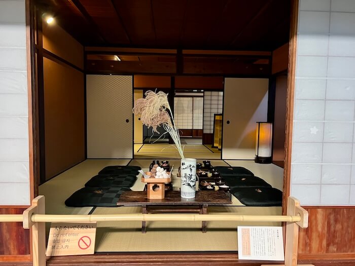 大阪くらしの今昔館の展示物 月見の飾り