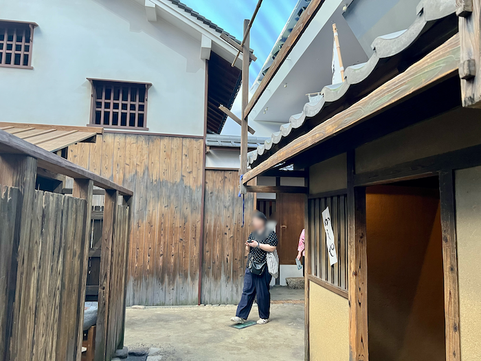 大阪くらしの今昔館の展示物 裏長屋の路地